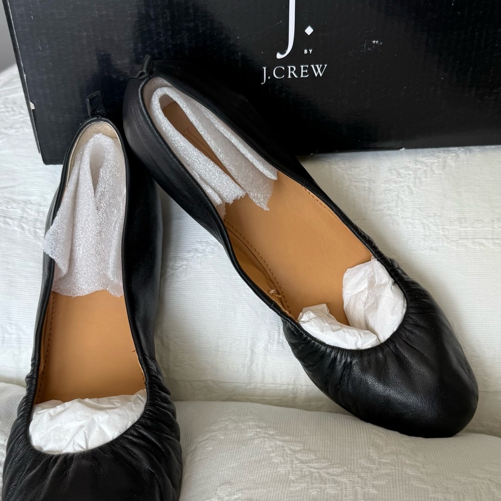 J. Crew Women's Classic Black Flats - Picture 3 of 12